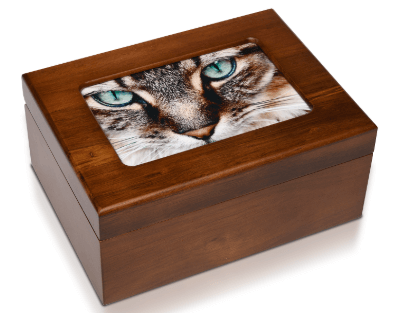 Wooden Photo Memory Urn Box Wooden Photo Memory Urn Box